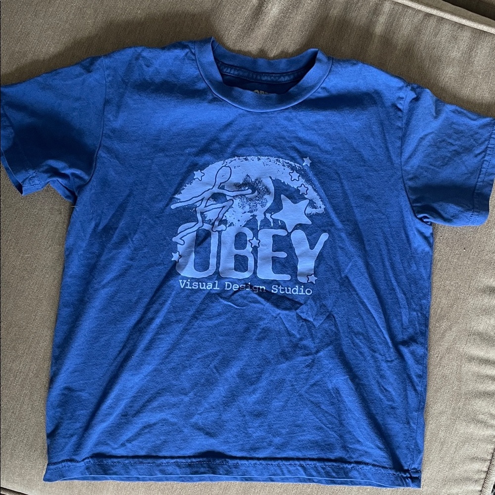 Obey Royal Blue Graphic Tee